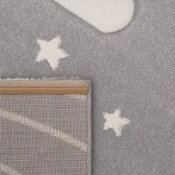 Paco Home Tapis Enfant Tapis Chambre Enfant Fille Garcon Pastel 3D Motif Montagne Moderne Ø 120 Cm Rond, Gris Bleu -Tapis et paillasson Soldes 63491550 4