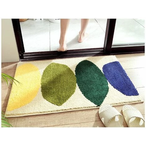 SINCèREETALI Tapis De Sol Antidérapant Pour Salle De Bain, Paillasson, Tapis De Sol Pour Toilettes Domestiques, Absorbant, 50*80cm, A 4 SINCèREETALI Tapis De Sol Antidérapant Pour Salle De Bain, Paillasson, Tapis De Sol Pour Toilettes Domestiques, Absorbant, 50*80cm, A – Image 4