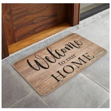 SINCèREETALI Tapis De Sol Anglais Simples, Impression D'entrée De Cuisine Et De Chambre, Tapis De Sol De Salon, 50*80cm, H 2 SINCèREETALI Tapis De Sol Anglais Simples, Impression D'entrée De Cuisine Et De Chambre, Tapis De Sol De Salon, 50*80cm, H – Image 2