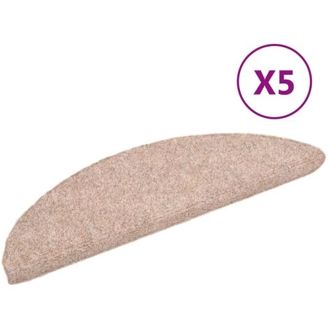 FIMEI Tapis Autoadhésifs De Marches 5 Pcs Marron 56x17x3cm Aiguilleté 2 FIMEI Tapis Autoadhésifs De Marches 5 Pcs Marron 56x17x3cm Aiguilleté – Image 2