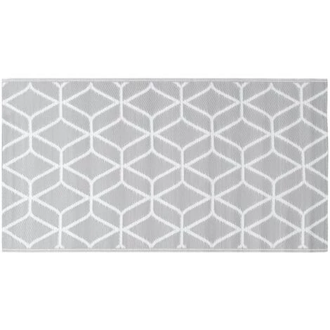 SUPERMARKET Tapis D'extérieur Gris 120x180 Cm PP SUHB-310421 3 SUPERMARKET Tapis D'extérieur Gris 120x180 Cm PP SUHB-310421 – Image 3