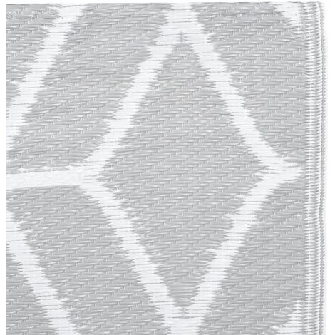 SUPERMARKET Tapis D'extérieur Gris 120x180 Cm PP SUHB-310421 4 SUPERMARKET Tapis D'extérieur Gris 120x180 Cm PP SUHB-310421 – Image 4
