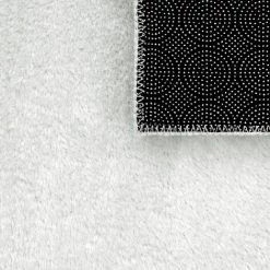 Paco Home Tapis De Salon Unicolore Lavable Pile Courte Et Douce 60x100 Cm, Argent -Tapis et paillasson Soldes 63658761 5