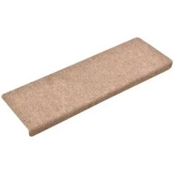 SUPERMARKET Tapis De Marches D'escalier 5 Pcs Marron 65x25 Cm Aiguilleté -Tapis et paillasson Soldes 63658962 3