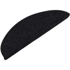 SUPERMARKET Tapis D'escalier Autocollants 15 Pcs 56x20 Cm Noir -Tapis et paillasson Soldes 63665057 3