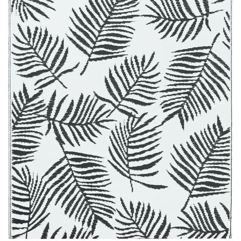 SUPERMARKET Tapis D'extérieur Blanc Et Noir 80x150 Cm PP SUHB-310424 4 SUPERMARKET Tapis D'extérieur Blanc Et Noir 80x150 Cm PP SUHB-310424 – Image 4