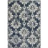 DENUOTOP Tapis Tapis Moderne Design De Cachemire 80 X 150 Cm Beige / Bleu