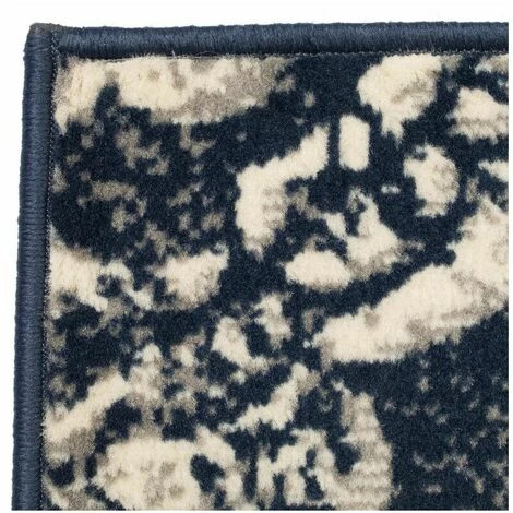 DENUOTOP Tapis Tapis Moderne Design De Cachemire 80 X 150 Cm Beige / Bleu 4 DENUOTOP Tapis Tapis Moderne Design De Cachemire 80 X 150 Cm Beige / Bleu – Image 4