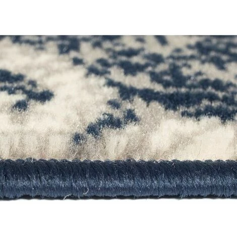 DENUOTOP Tapis Tapis Moderne Design De Cachemire 80 X 150 Cm Beige / Bleu 5 DENUOTOP Tapis Tapis Moderne Design De Cachemire 80 X 150 Cm Beige / Bleu – Image 5