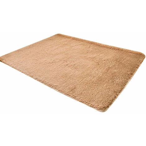 DENUOTOP Tapis Tapis Long En Laine, Salon A La Maison, Table Basse, Chambre A Coucher, Tapis De Laine De Soie De Yoga De Chevet, Beige 80 * 120cm 1 DENUOTOP Tapis Tapis Long En Laine, Salon A La Maison, Table Basse, Chambre A Coucher, Tapis De Laine De Soie De Yoga De Chevet, Beige 80 * 120cm