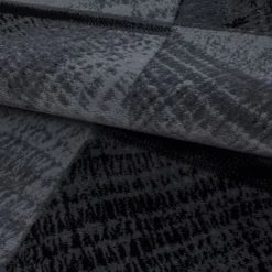 JADOREL Tapis Salon 120x170 Cm Rectangulaire SIPUR Noir Cuisine Adapté Au Chauffage Par Le Sol - Noir -Tapis et paillasson Soldes 63705259 4