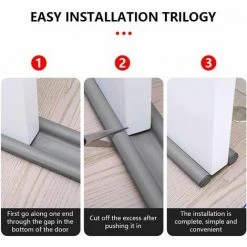 GroupM N ° 6 Joint De Bas De Porte Gris Chambre à Coucher Insonorisé Et Chaud Pare-brise Double Coupe-vent Isolation Thermique Coupe-vent 8 GroupM N ° 6 Joint De Bas De Porte Gris Chambre à Coucher Insonorisé Et Chaud Pare-brise Double Coupe-vent Isolation Thermique Coupe-vent -Tapis et paillasson Soldes 63892831 4
