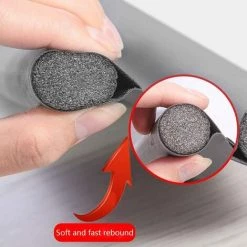 FUHUIDATRADING Bas De Porte Double Isolant, Boudin De Porte Anti Froid, Boudin De Porte Double Isolant, Boudin Protection Contre Courants D'air Anti Bruit, Joint De Porte Interieur Universel Etanche (Noir) 9 FUHUIDATRADING Bas De Porte Double Isolant, Boudin De Porte Anti Froid, Boudin De Porte Double Isolant, Boudin Protection Contre Courants D'air Anti Bruit, Joint De Porte Interieur Universel Etanche (Noir) -Tapis et paillasson Soldes 64047111 5