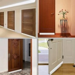 EINEMGELD Bas De Porte Adhésif Isolant Phonique Thermique 2m X5cm Souple Silicone Blanche Bande D'étanchéité Anti Bruit Poussière Stop à L'air Froid Anti Souris Fourmi Cafard Insectes 7 EINEMGELD Bas De Porte Adhésif Isolant Phonique Thermique 2m X5cm Souple Silicone Blanche Bande D'étanchéité Anti Bruit Poussière Stop à L'air Froid Anti Souris Fourmi Cafard Insectes -Tapis et paillasson Soldes 64118876 3