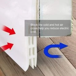 EINEMGELD Bas De Porte Adhésif Isolant Phonique Thermique 2m X5cm Souple Silicone Blanche Bande D'étanchéité Anti Bruit Poussière Stop à L'air Froid Anti Souris Fourmi Cafard Insectes 8 EINEMGELD Bas De Porte Adhésif Isolant Phonique Thermique 2m X5cm Souple Silicone Blanche Bande D'étanchéité Anti Bruit Poussière Stop à L'air Froid Anti Souris Fourmi Cafard Insectes -Tapis et paillasson Soldes 64118876 4