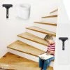 FR-LIFE BR-Vie Bande Antiderapante Escalier, 15PCS 15 X 61cm Ruban Adhésif Antidérapant, Marchette Escalier Transparent En PEVA, Tapis Escalier, Contre Marche Pour Escalier Adhesif Pour Enfants Aînés Animaux