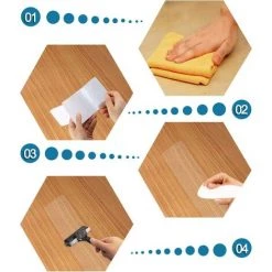 FR-LIFE BR-Vie Bande Antiderapante Escalier, 15PCS 15 X 61cm Ruban Adhésif Antidérapant, Marchette Escalier Transparent En PEVA, Tapis Escalier, Contre Marche Pour Escalier Adhesif Pour Enfants Aînés Animaux 9 FR-LIFE BR-Vie Bande Antiderapante Escalier, 15PCS 15 X 61cm Ruban Adhésif Antidérapant, Marchette Escalier Transparent En PEVA, Tapis Escalier, Contre Marche Pour Escalier Adhesif Pour Enfants Aînés Animaux -Tapis et paillasson Soldes 64172891 5