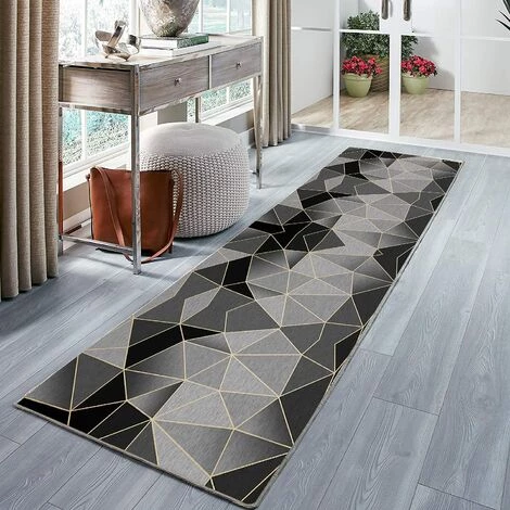 WAVE Tapis De Cuisine Tapis Long Couloir, Lavable Antiderapant Motifs Géométriques Tapis Cuisine Tapis Chambre Adulte Tapis Cuisine Devant Evier Pour Cuisine, Couloir, Passage, Chambre 1 WAVE Tapis De Cuisine Tapis Long Couloir, Lavable Antiderapant Motifs Géométriques Tapis Cuisine Tapis Chambre Adulte Tapis Cuisine Devant Evier Pour Cuisine, Couloir, Passage, Chambre