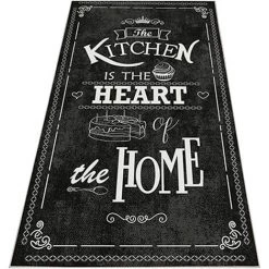 WELLHOME Tapis En Polyester Tamponné De 60 X 100 Cm