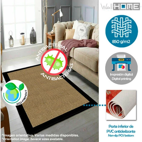 WELLHOME Tapis En Polyester Tamponné De 60 X 100 Cm 3 WELLHOME Tapis En Polyester Tamponné De 60 X 100 Cm – Image 3