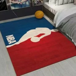 BF Tapis De Sol De L'équipe Nba Tapis De Terrain De Basket Salon Canapé Chambre Chevet Tapis Antidérapant -Tapis et paillasson Soldes 64356374 3