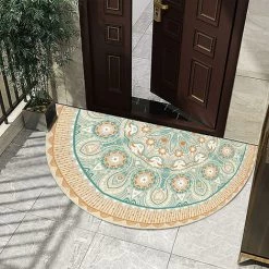 BF Paillasson Semi-Circulaire Antidérapant Tapis Cristal Pile Tapis Vintage Semi-Circulaire Paillasson (50 * 100cm) 5 BF Paillasson Semi-Circulaire Antidérapant Tapis Cristal Pile Tapis Vintage Semi-Circulaire Paillasson (50 * 100cm) -Tapis et paillasson Soldes 64356547 3