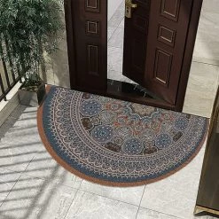 BF Paillasson Semi-Circulaire Antidérapant Tapis Cristal Pile Tapis Vintage Semi-Circulaire Paillasson (50 * 100cm) 5 BF Paillasson Semi-Circulaire Antidérapant Tapis Cristal Pile Tapis Vintage Semi-Circulaire Paillasson (50 * 100cm) -Tapis et paillasson Soldes 64387240 3