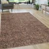 Paco Home Tapis Salon Chambre Adulte Poil Long Shaggy Pelucheux Vintage Moderne 80x150 Cm, Beige 2