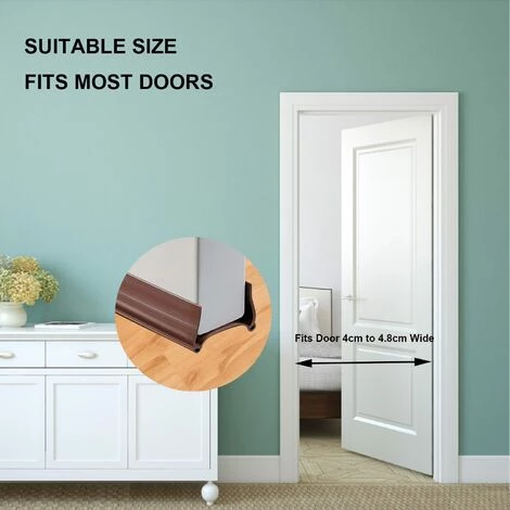 FR-LIFE Bas De Porte Double Isolant, Fond Joint De Porte, Bande De Joint, Bande InsonoriséE De Bas De Porte, Joint D'étanchéité De Porte Pour Fenêtre 96cm—BR-Vie 2 FR-LIFE Bas De Porte Double Isolant, Fond Joint De Porte, Bande De Joint, Bande InsonoriséE De Bas De Porte, Joint D'étanchéité De Porte Pour Fenêtre 96cm—BR-Vie – Image 2