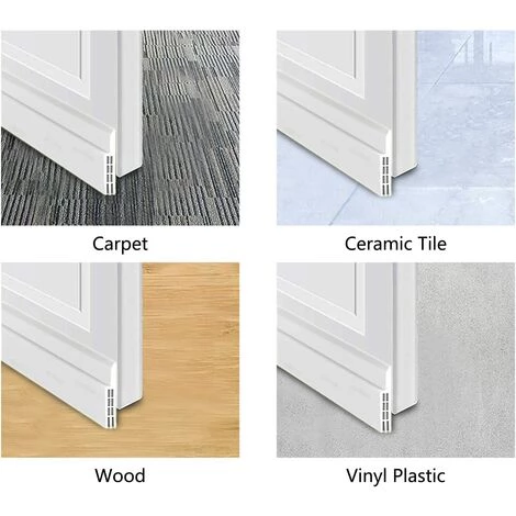 MONLY Bas De Porte En Silicone Résistant Au Froid, Isolation De Porte Coupe-vent Et Insonorisée, Mastic Adhésif En Silicone Pour Joint De Porte De Garage, Agent Coupe-vent En Caoutchouc Résistant Au Froid, Bande D'étanchéité Adhésive 4 MONLY Bas De Porte En Silicone Résistant Au Froid, Isolation De Porte Coupe-vent Et Insonorisée, Mastic Adhésif En Silicone Pour Joint De Porte De Garage, Agent Coupe-vent En Caoutchouc Résistant Au Froid, Bande D'étanchéité Adhésive – Image 4