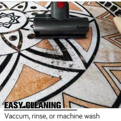 BAICCCF Tapis 61 Cm × 88 Cm Paillasson D'entrée D'intérieur Bienvenue Paillasson Pour Porte D'entrée Entrée De Maison Demi-rond Tapis D'entrée Antidérapant à L'intérieur De La Maison Avec Motif Floral Vintage… (, Motif #3)… - Motif #3 -Tapis et paillasson Soldes 64736149 4