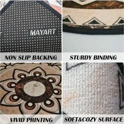 BAICCCF Tapis 51 Cm × 76 Cm Tapis D'entrée D'intérieur Pour Entrée De Porte D'entrée à L'intérieur De La Maison Tapis De Sol D'entrée De Maison Tapis De Porte Arrière Absorbant Antidérapant Lavable En Machine Avec Motif Floral Multicolore Vintage - Motif #2 7 BAICCCF Tapis 51 Cm × 76 Cm Tapis D'entrée D'intérieur Pour Entrée De Porte D'entrée à L'intérieur De La Maison Tapis De Sol D'entrée De Maison Tapis De Porte Arrière Absorbant Antidérapant Lavable En Machine Avec Motif Floral Multicolore Vintage - Motif #2 -Tapis et paillasson Soldes 64736156 3