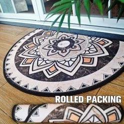 BAICCCF Tapis 51 Cm × 76 Cm Tapis D'entrée D'intérieur Pour Entrée De Porte D'entrée à L'intérieur De La Maison Tapis De Sol D'entrée De Maison Tapis De Porte Arrière Absorbant Antidérapant Lavable En Machine Avec Motif Floral Multicolore Vintage - Motif #2 8 BAICCCF Tapis 51 Cm × 76 Cm Tapis D'entrée D'intérieur Pour Entrée De Porte D'entrée à L'intérieur De La Maison Tapis De Sol D'entrée De Maison Tapis De Porte Arrière Absorbant Antidérapant Lavable En Machine Avec Motif Floral Multicolore Vintage - Motif #2 -Tapis et paillasson Soldes 64736156 4