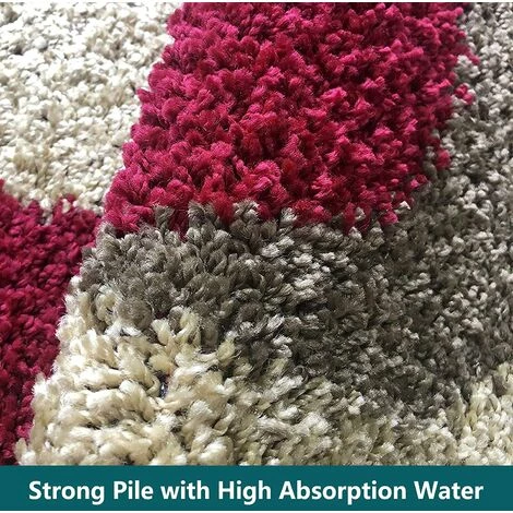 BAICCCF Tapis 81 Cm × 50 Cm Tapis D'entrée Géométrique Fushcia Tapis De Bienvenue Tapis De Porte D'entrée Pour Entrée Intérieure Tapis De Porte Intérieur Lavable En Machine Antidérapant Pour Porte/cuisine/salle De Bain/buanderie - Fuchsia Géométrique 32 3 BAICCCF Tapis 81 Cm × 50 Cm Tapis D'entrée Géométrique Fushcia Tapis De Bienvenue Tapis De Porte D'entrée Pour Entrée Intérieure Tapis De Porte Intérieur Lavable En Machine Antidérapant Pour Porte/cuisine/salle De Bain/buanderie - Fuchsia Géométrique 32 – Image 3