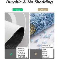 BAICCCF Tapis 50 Cm × 81 Cm - Tapis De Bain Tapis De Salle De Bain Innovant Tapis De Bain Super Absorbant à Séchage Rapide Avec Dos En Caoutchouc Résistant à La Saleté Tapis Pour Sol De Salle De Bain Tapis De Salle De Bain Gris Antidérapant Pour Douche Lavabo Bai 9 BAICCCF Tapis 50 Cm × 81 Cm - Tapis De Bain Tapis De Salle De Bain Innovant Tapis De Bain Super Absorbant à Séchage Rapide Avec Dos En Caoutchouc Résistant à La Saleté Tapis Pour Sol De Salle De Bain Tapis De Salle De Bain Gris Antidérapant Pour Douche Lavabo Bai -Tapis et paillasson Soldes 64736170 5