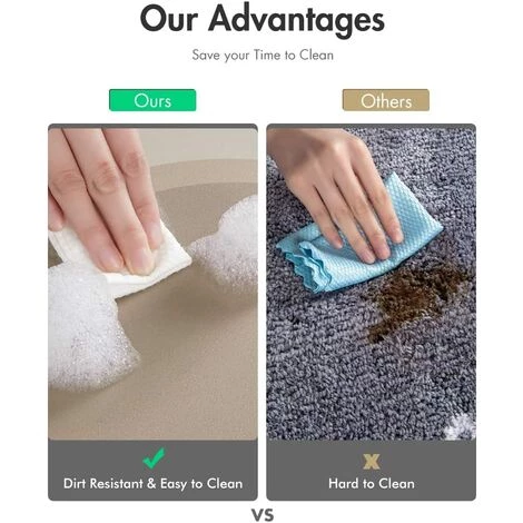 BAICCCF Tapis 61 Cm × 88 Cm - Tapis De Bain - 24"x35" Tapis De Salle De Bain Innovant Tapis De Bain Super Absorbant à Séchage Rapide Avec Dos En Caoutchouc Résistant à La Saleté Tapis Pour Salle De Bain Tapis De Salle De Bain Beige Antidérapant Pour Douche Lavabo 4 BAICCCF Tapis 61 Cm × 88 Cm - Tapis De Bain - 24"x35" Tapis De Salle De Bain Innovant Tapis De Bain Super Absorbant à Séchage Rapide Avec Dos En Caoutchouc Résistant à La Saleté Tapis Pour Salle De Bain Tapis De Salle De Bain Beige Antidérapant Pour Douche Lavabo – Image 4