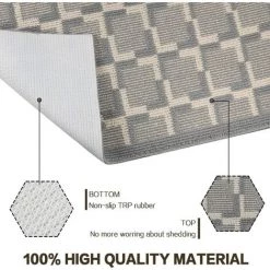 BAICCCF Tapis Paillasson Intérieur Extérieur 60 Cm × 91 Cm, Tapis De Sol Antidérapant Amélioré 2022, Tapis De Bienvenue Pour La Maison, Le Jardin, Le Garage (24 X 36/60 X 90 Cm, Style Maroc) - Maroc 7 BAICCCF Tapis Paillasson Intérieur Extérieur 60 Cm × 91 Cm, Tapis De Sol Antidérapant Amélioré 2022, Tapis De Bienvenue Pour La Maison, Le Jardin, Le Garage (24 X 36/60 X 90 Cm, Style Maroc) - Maroc -Tapis et paillasson Soldes 64736192 3