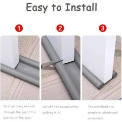 MONLY Boudin De Porte 96 CM, Boudin De Porte Isolant, Boudin De Porte Ajustable, Boudin De Porte Double, Boudin De Porte Decoratif, Boudin De Porte Gris Pour L'éCart Porte Chambre 7 MONLY Boudin De Porte 96 CM, Boudin De Porte Isolant, Boudin De Porte Ajustable, Boudin De Porte Double, Boudin De Porte Decoratif, Boudin De Porte Gris Pour L'éCart Porte Chambre -Tapis et paillasson Soldes 64852777 3