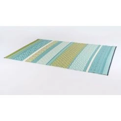 EDENJARDIN ALFOMBRAS Tapis D'extérieur Rectangulaire 120 X 180 Cm, Couleur Turquoise Et Verte