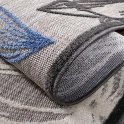 JADOREL Tapis Exterieur 60x110 Cm Rectangulaire CHICHEKO Gris Terrasse, Jardin Adapté Au Chauffage Par Le Sol - Gris -Tapis et paillasson Soldes 64909574 3