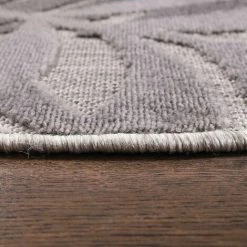 JADOREL Tapis Exterieur 80x150 Cm Rectangulaire CHICHEK Gris Terrasse, Jardin Adapté Au Chauffage Par Le Sol - Gris -Tapis et paillasson Soldes 64909728 4