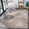 JADOREL Tapis Exterieur 60x110 Cm Rectangulaire CHICHEKOU Crème Terrasse, Jardin Adapté Au Chauffage Par Le Sol - Crème