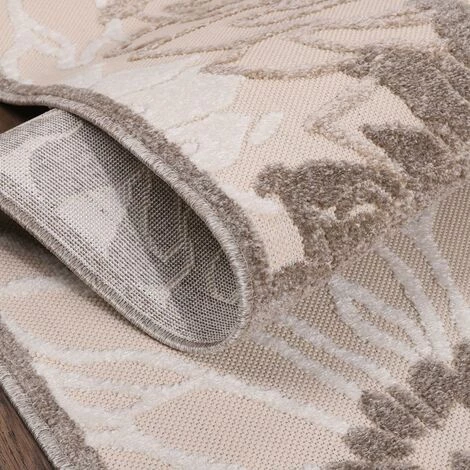 JADOREL Tapis Exterieur 60x110 Cm Rectangulaire CHICHEKOU Crème Terrasse, Jardin Adapté Au Chauffage Par Le Sol - Crème 5 JADOREL Tapis Exterieur 60x110 Cm Rectangulaire CHICHEKOU Crème Terrasse, Jardin Adapté Au Chauffage Par Le Sol - Crème – Image 5