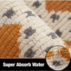 Paillasson Antidérapant, Tapis De Porte | Doux | Lavable En Machine | Absorbant Et Résistant | Tapis Entrée Pour Intérieur, Extérieur, Chambre, Cuisine, Couloir - 50 X 80 Cm, Jaune 56Vingt 8 Paillasson Antidérapant, Tapis De Porte | Doux | Lavable En Machine | Absorbant Et Résistant | Tapis Entrée Pour Intérieur, Extérieur, Chambre, Cuisine, Couloir - 50 X 80 Cm, Jaune 56Vingt -Tapis et paillasson Soldes 64937869 4