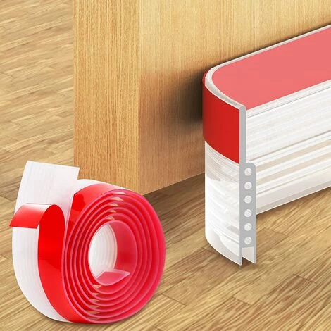 Bas De Porte Strip Auto-adhésif 100 * 4cm, Joints En Silicone à Haute Adhérence, Joint De Bas De Porte, Joint De Porte Insonorisé, Adapté à Anti Bruit Poussière Stop à L'air Froid Insectes Ephé 1 Bas De Porte Strip Auto-adhésif 100 * 4cm, Joints En Silicone à Haute Adhérence, Joint De Bas De Porte, Joint De Porte Insonorisé, Adapté à Anti Bruit Poussière Stop à L'air Froid Insectes Ephé