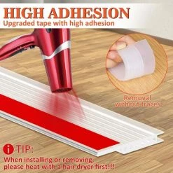 Bas De Porte Strip Auto-adhésif 100 * 4cm, Joints En Silicone à Haute Adhérence, Joint De Bas De Porte, Joint De Porte Insonorisé, Adapté à Anti Bruit Poussière Stop à L'air Froid Insectes Ephé 9 Bas De Porte Strip Auto-adhésif 100 * 4cm, Joints En Silicone à Haute Adhérence, Joint De Bas De Porte, Joint De Porte Insonorisé, Adapté à Anti Bruit Poussière Stop à L'air Froid Insectes Ephé -Tapis et paillasson Soldes 65031956 5