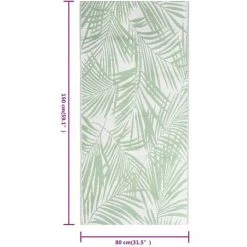 VidaXL Tapis D'extérieur Vert 80x150 Cm PP - Vert 5 VidaXL Tapis D'extérieur Vert 80x150 Cm PP - Vert -Tapis et paillasson Soldes 65040356 3