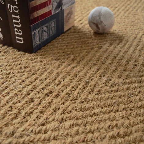 DÉCOWEB Tapis Coco Paravan Chevron - Ganse Coton Noire - 80 X 150 Cm 5 DÉCOWEB Tapis Coco Paravan Chevron - Ganse Coton Noire - 80 X 150 Cm – Image 5