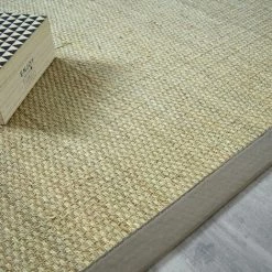 DÉCOWEB Tapis Jonc De Mer Kalapa Fin Panama - Ganse Coton Taupe - 80 X 150 Cm 7 DÉCOWEB Tapis Jonc De Mer Kalapa Fin Panama - Ganse Coton Taupe - 80 X 150 Cm -Tapis et paillasson Soldes 65182252 3