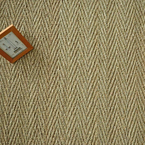 DÉCOWEB Tapis Jonc De Mer Assam Chevron - Ganse Coton Anthracite - 80 X 150 Cm 4 DÉCOWEB Tapis Jonc De Mer Assam Chevron - Ganse Coton Anthracite - 80 X 150 Cm – Image 4